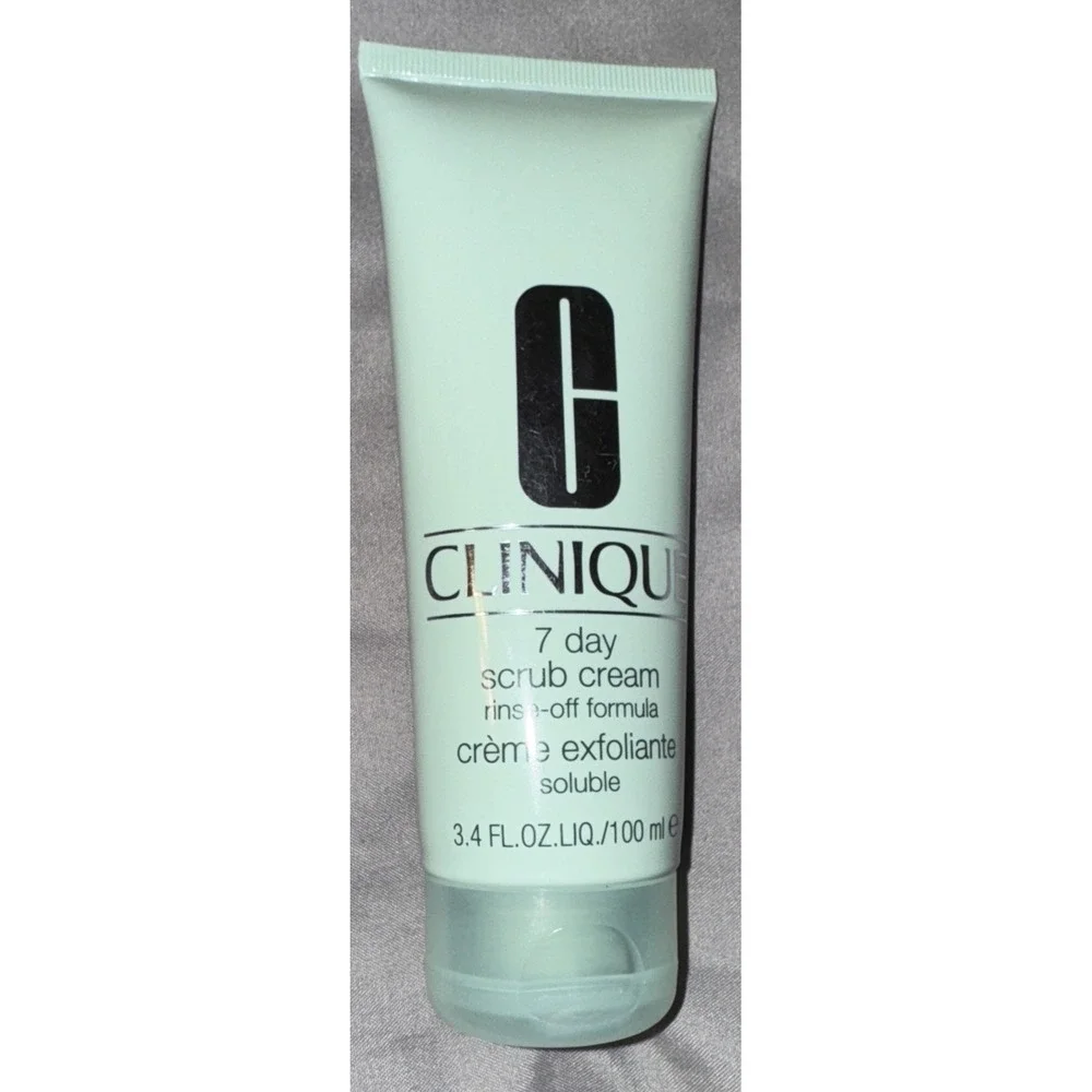 Clinique 7 Day‎ Scrub Cream Rinse-Off Formula 3.4oz Full Size